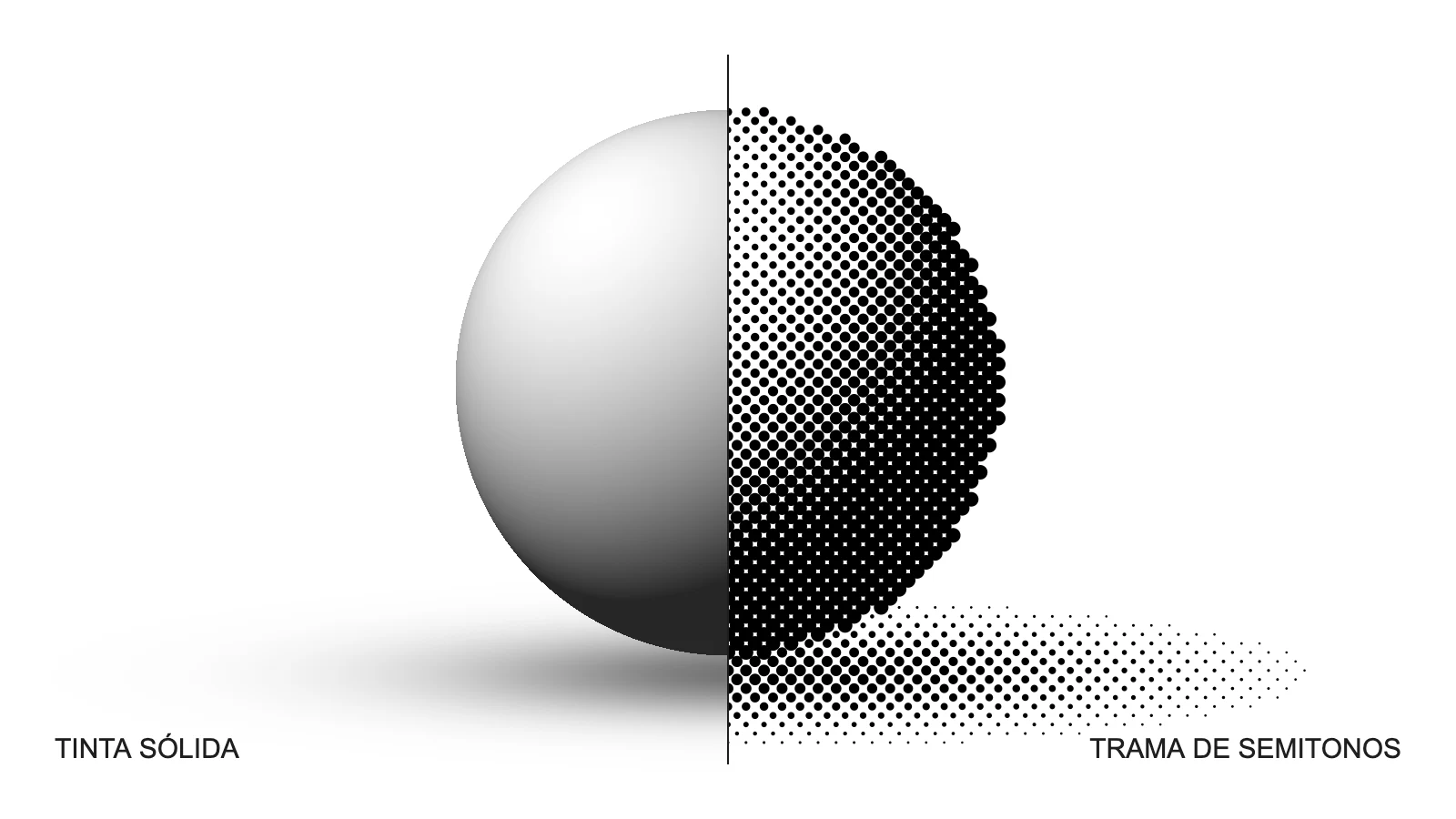 Comparativa tinta sólida vs trama de semitonos para DTF